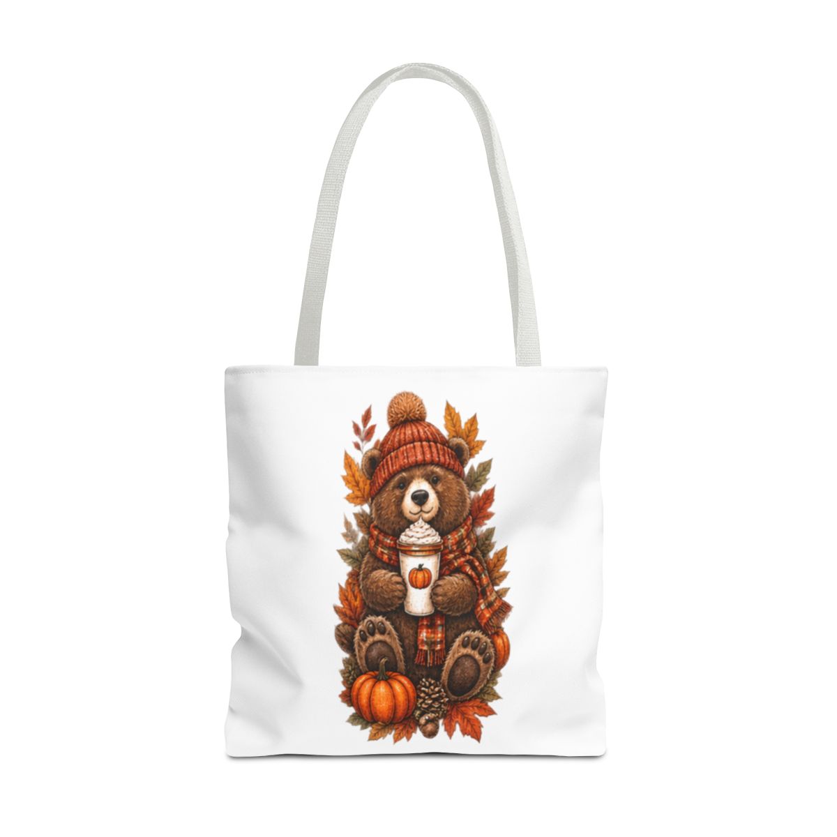 FALL BEAR TOTE BAG