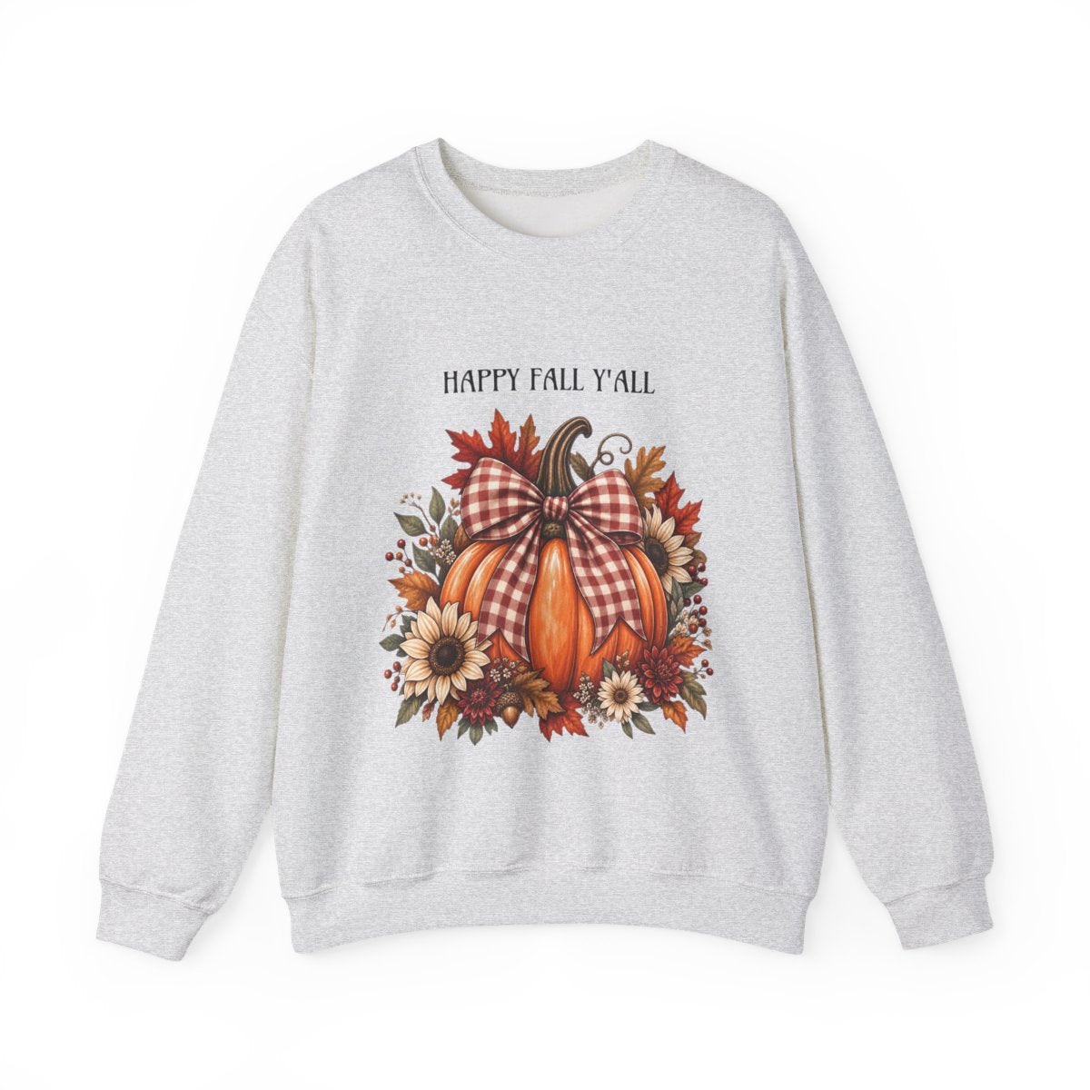 HAPPY FALL Y'ALL Unisex Heavy Blend™ Crewneck Sweatshirt