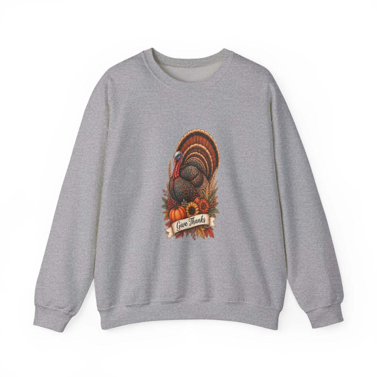 GIVE THANKS Unisex Heavy Blend™ Crewneck Sweatshirt