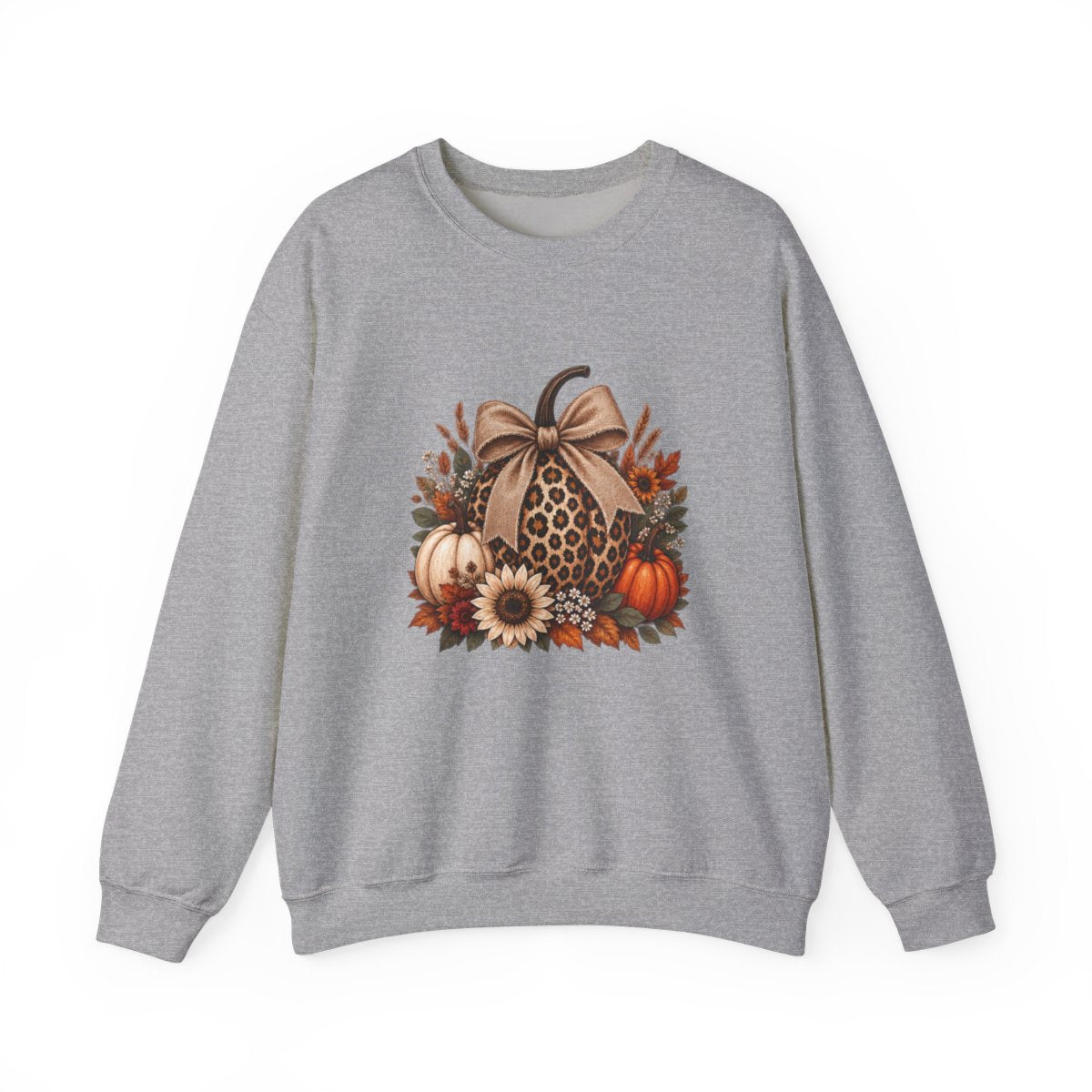 LEOPARD PUMPKIN Unisex Heavy Blend™ Crewneck Sweatshirt
