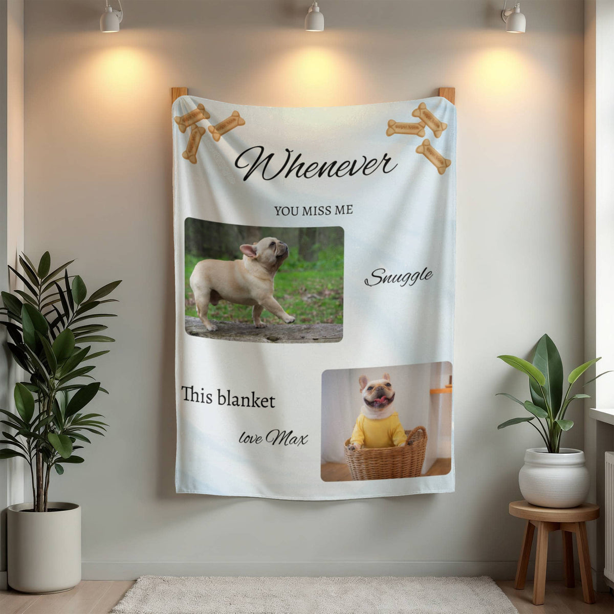 DOG MEMORIAL MINK BLANKET