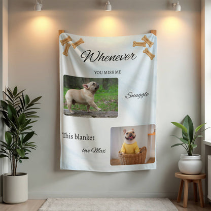 DOG MEMORIAL MINK BLANKET