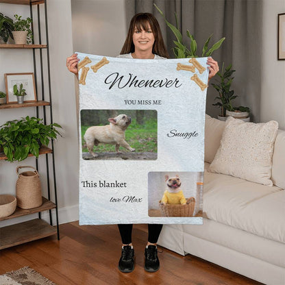DOG MEMORIAL MINK BLANKET