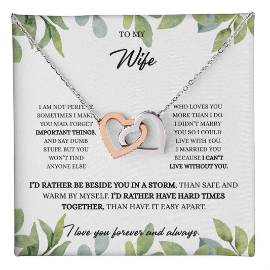 Interlocking Hearts Necklace