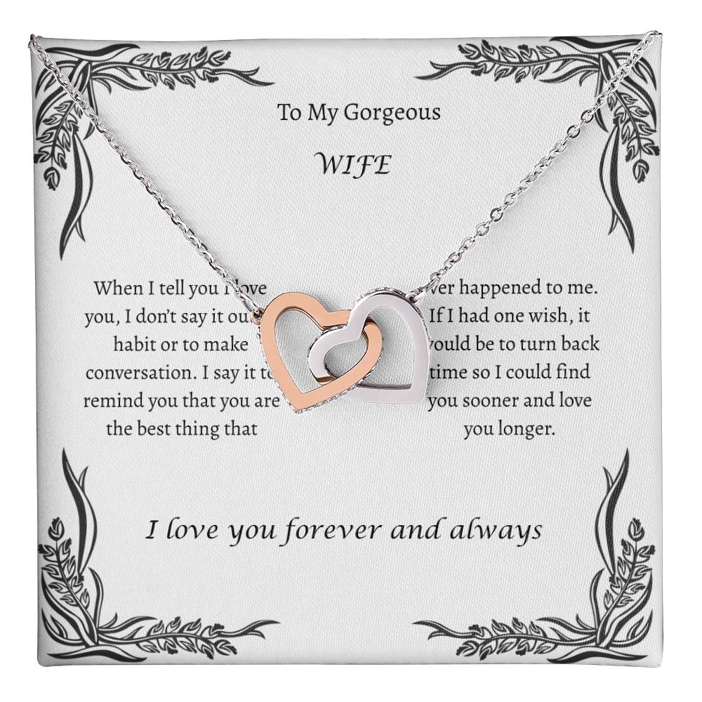 Interlocking Hearts Necklace
