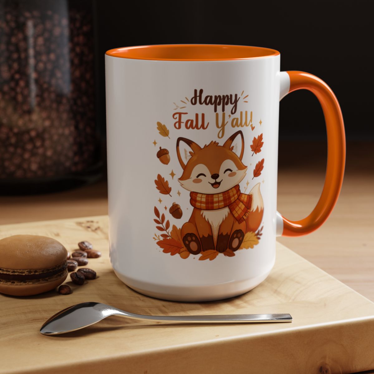 HAPPY FALL YALL FOX MUG