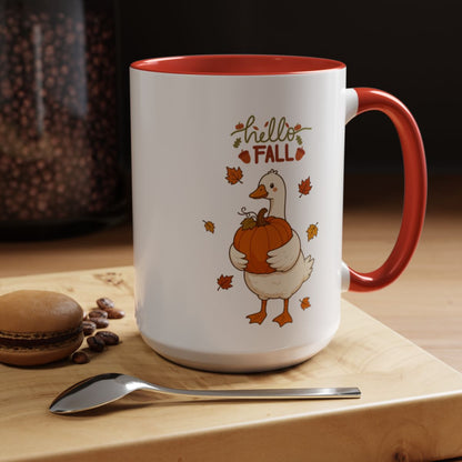 HELLO FALL GOOSE MUG