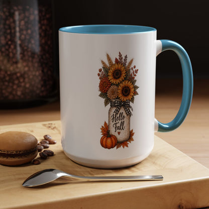 HELLO FALL SUNFLOWER MUG