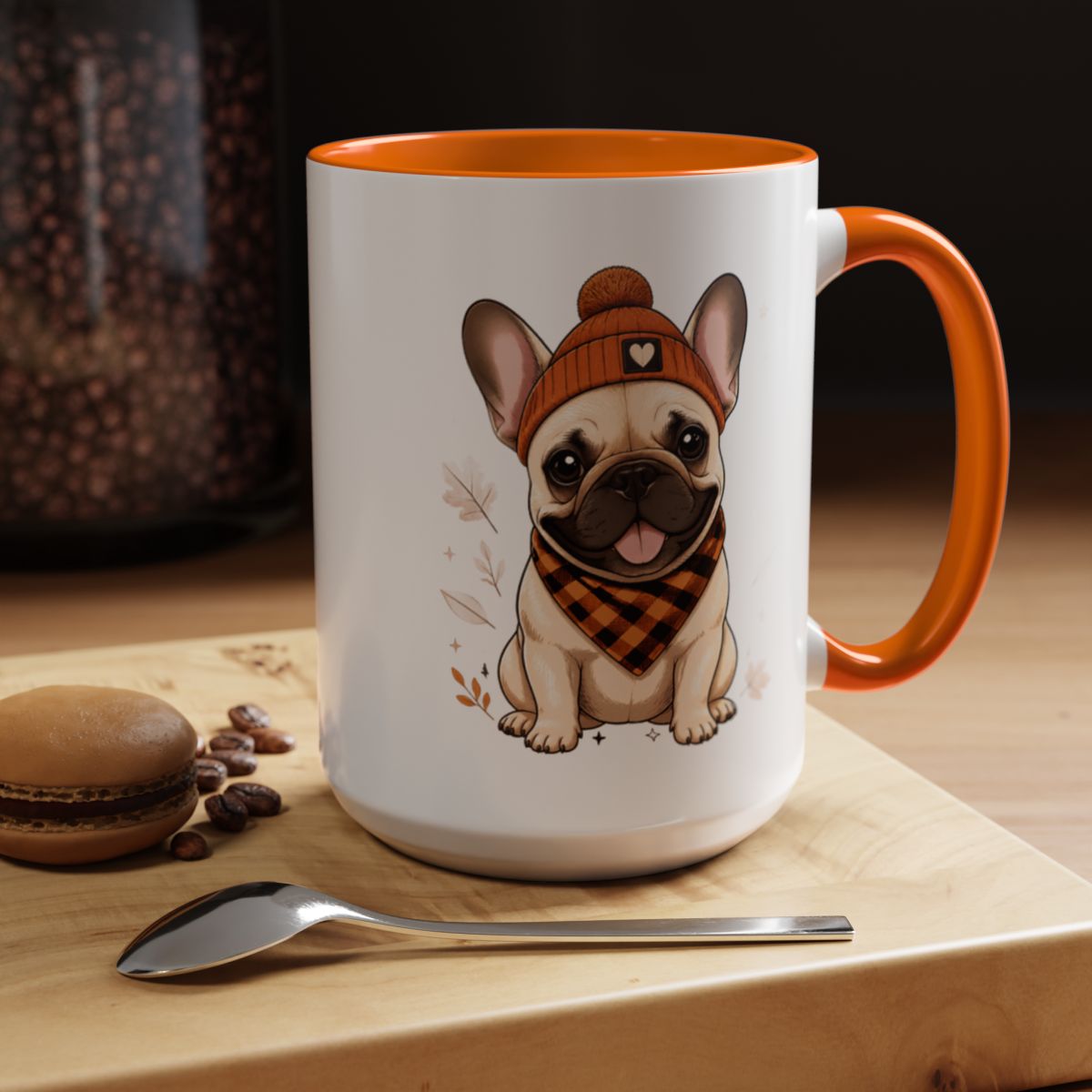 FALL FRENCHIE BANDANA MUG