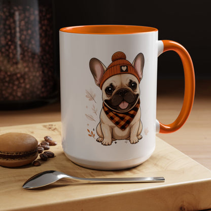 FALL FRENCHIE BANDANA MUG