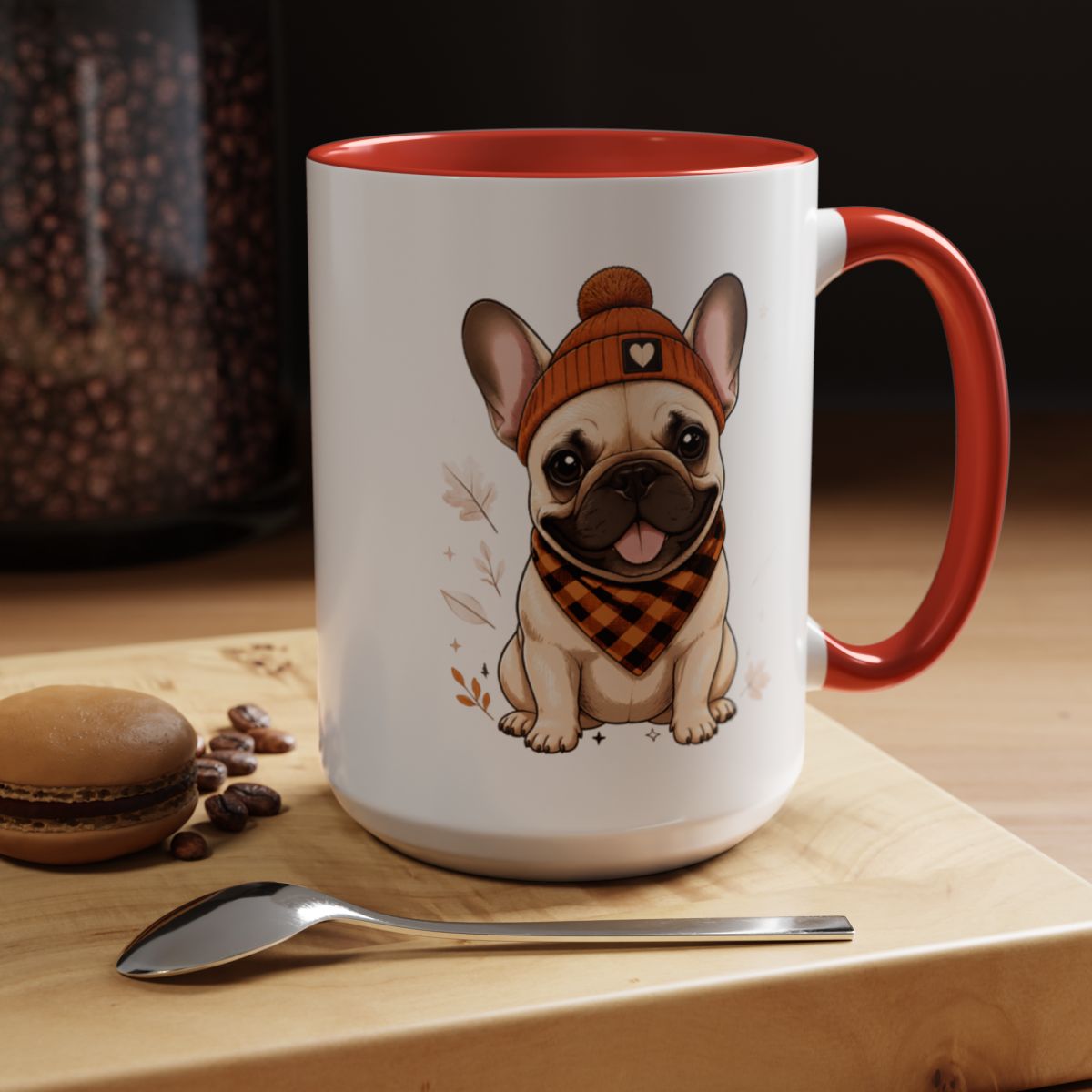 FALL FRENCHIE BANDANA MUG