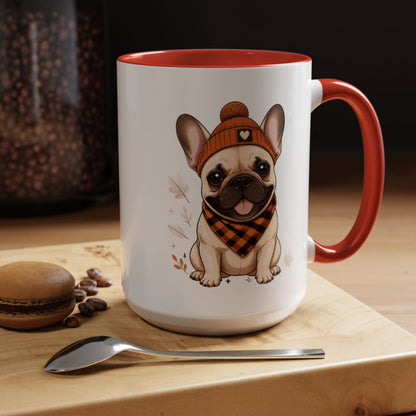 FALL FRENCHIE BANDANA MUG