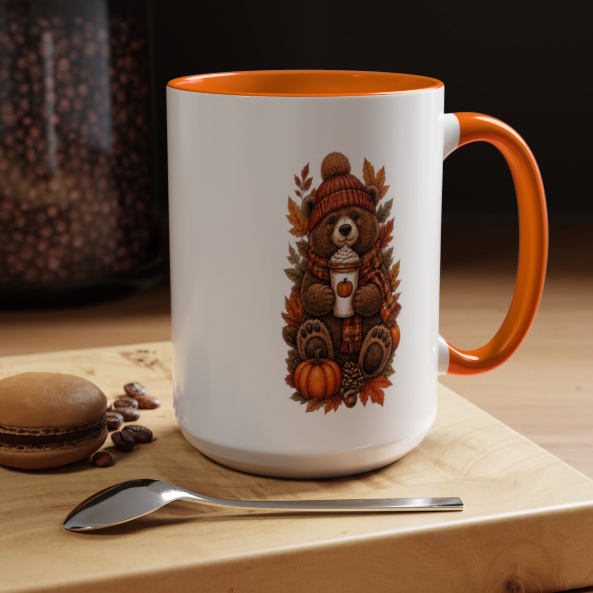 FALL BEAR MUG