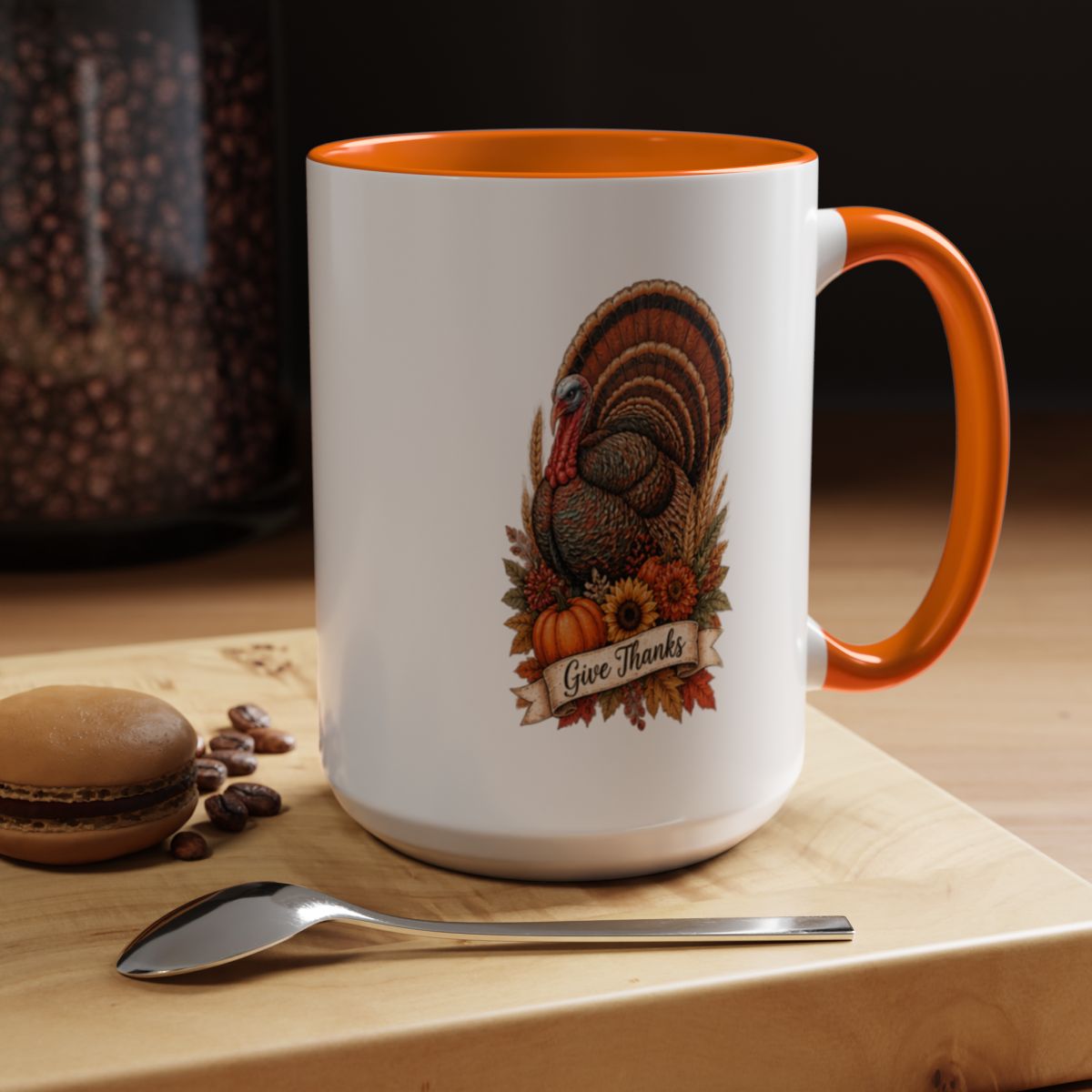 GIVE THANKS MUG