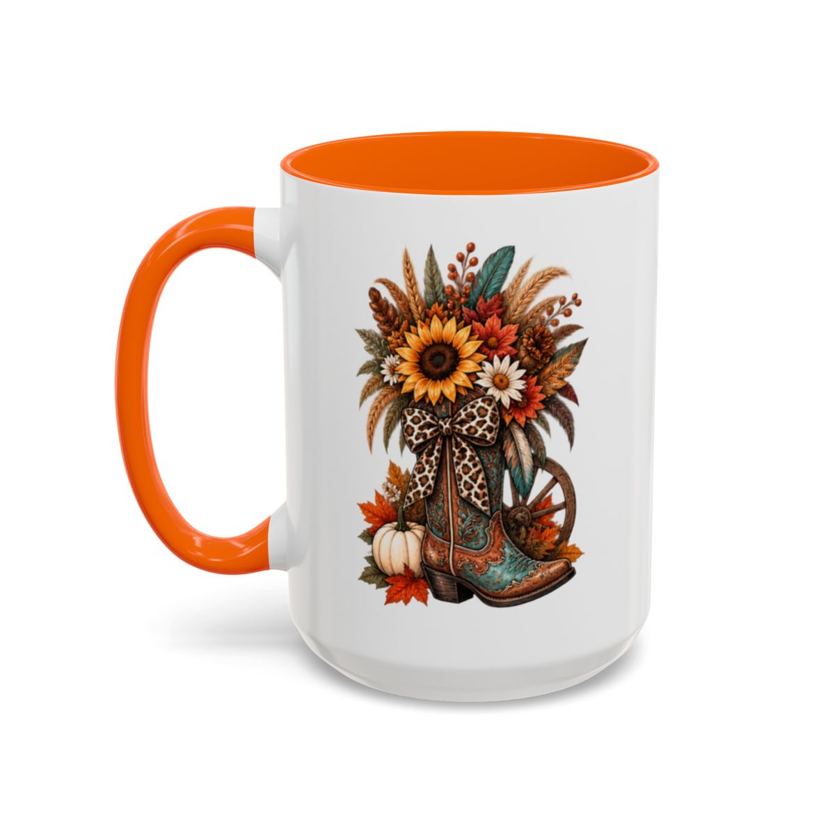 FALL COWGIRL BOOT MUG