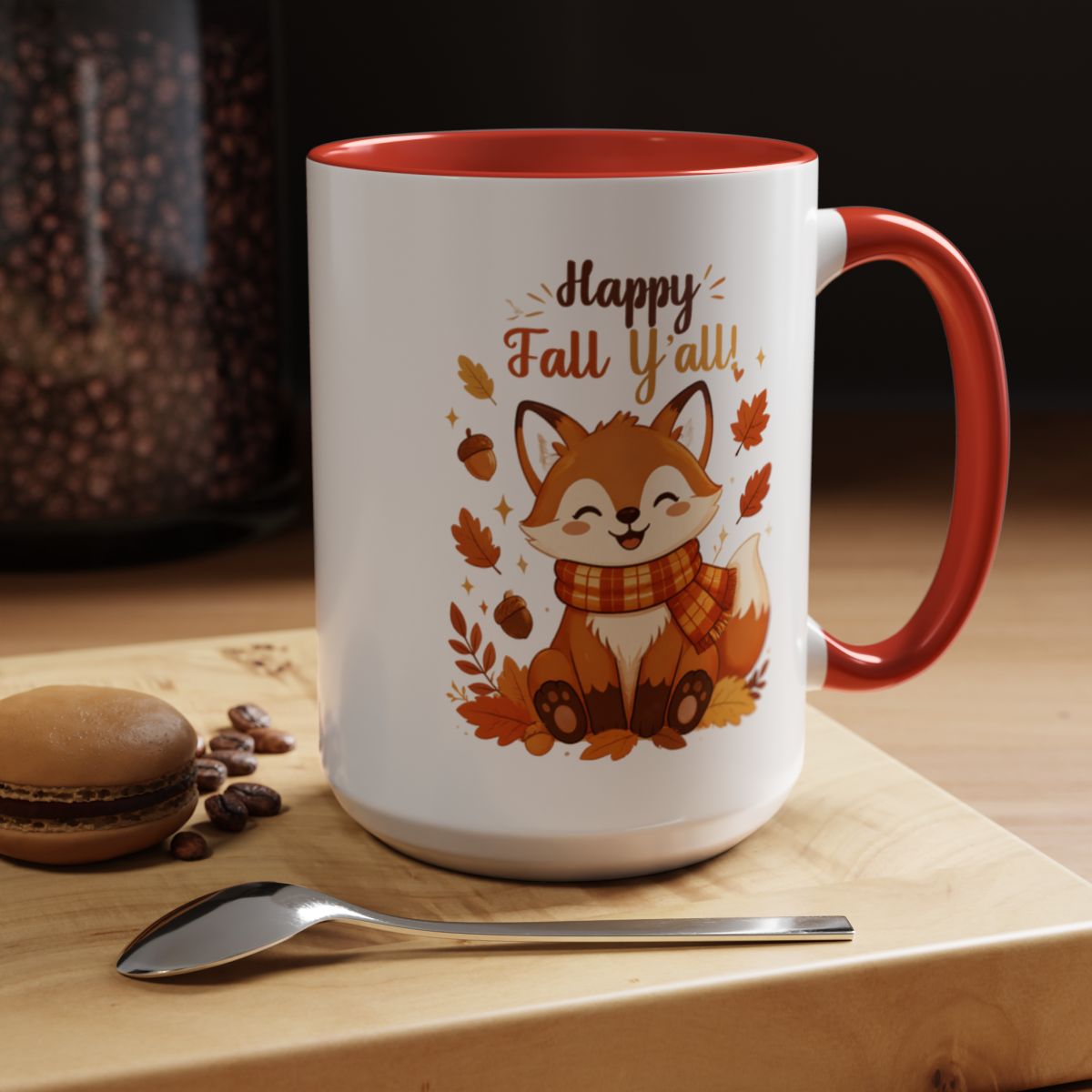 HAPPY FALL YALL FOX MUG