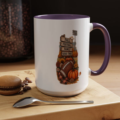 FALL FOOTBALL MUG