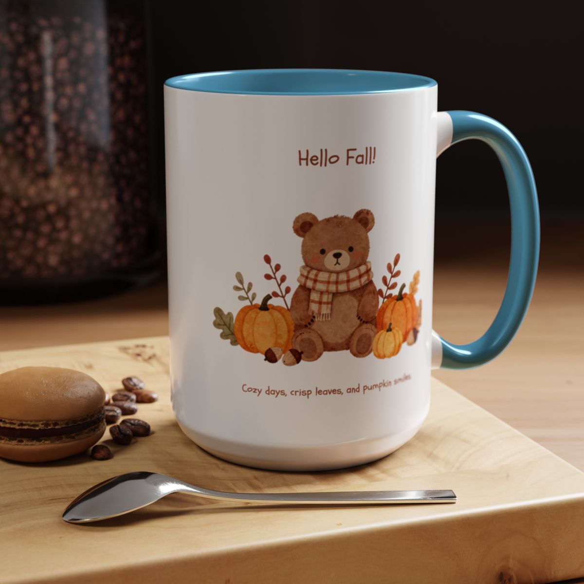 COZY BEAR FALL MUG