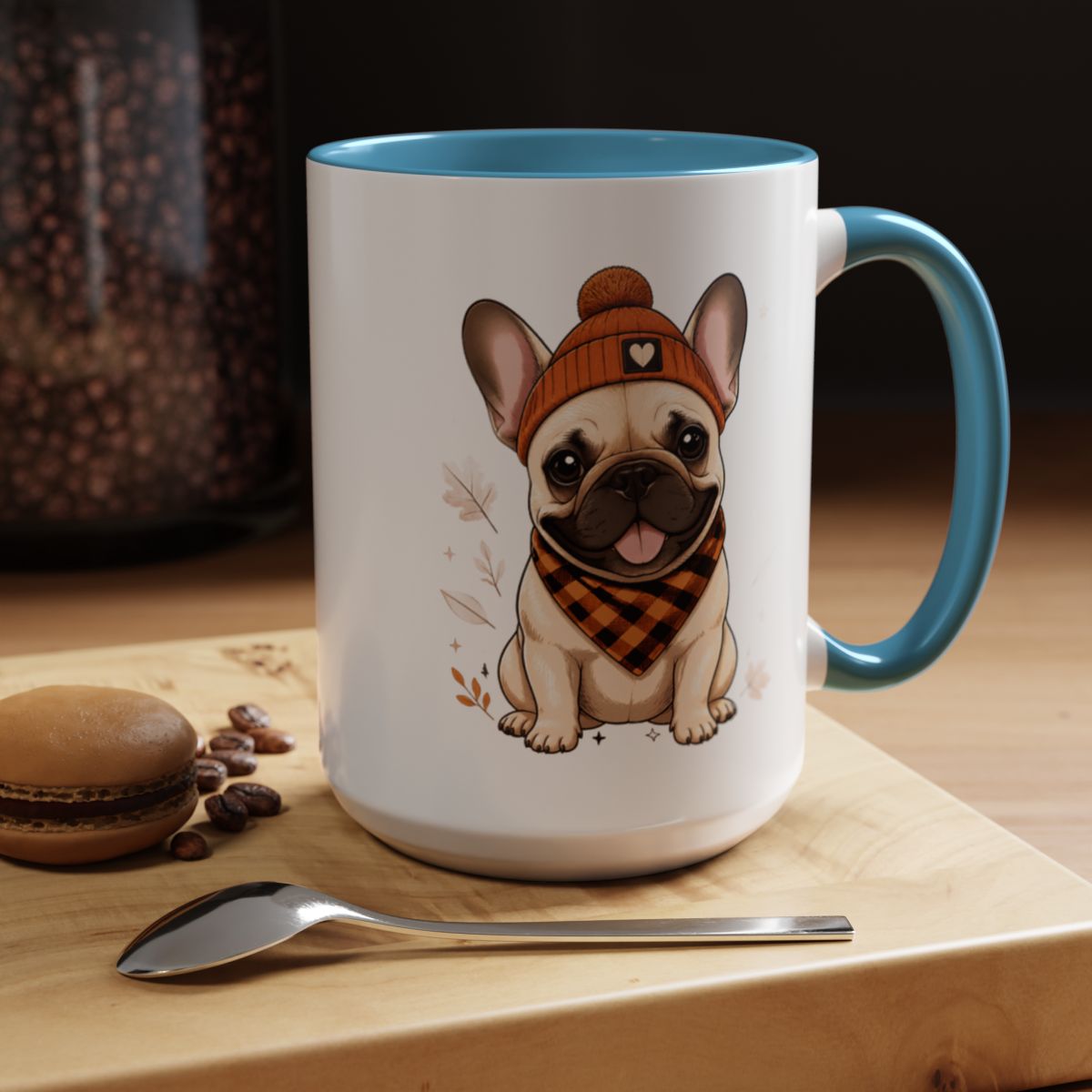 FALL FRENCHIE BANDANA MUG