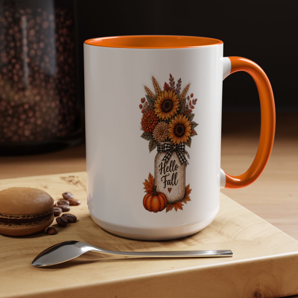 HELLO FALL SUNFLOWER MUG