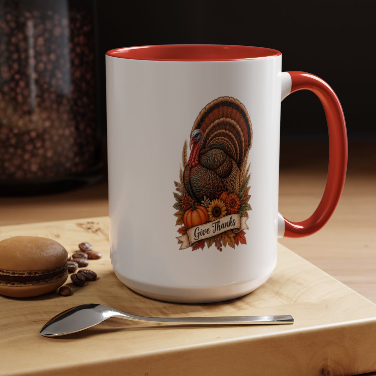 GIVE THANKS MUG