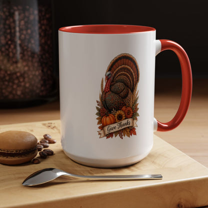 GIVE THANKS MUG