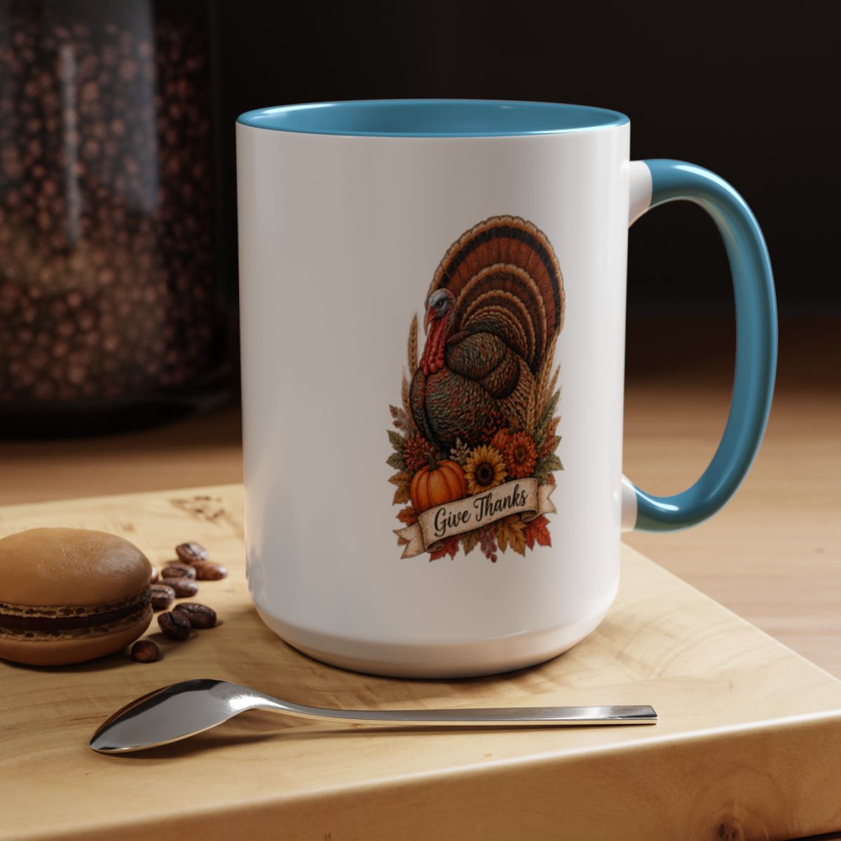 GIVE THANKS MUG