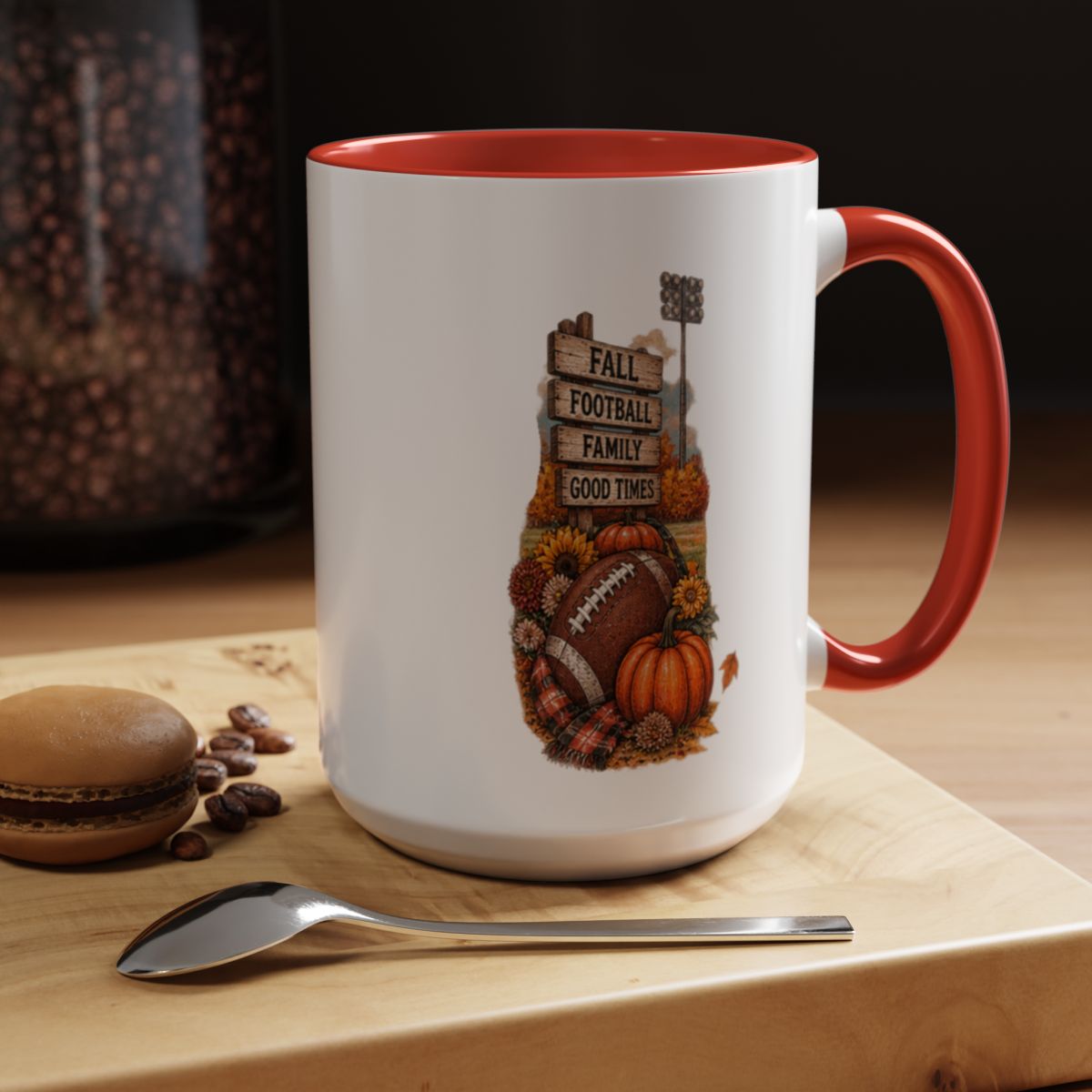 FALL FOOTBALL MUG
