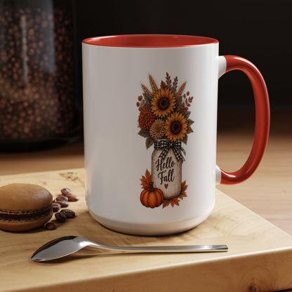 HELLO FALL SUNFLOWER MUG