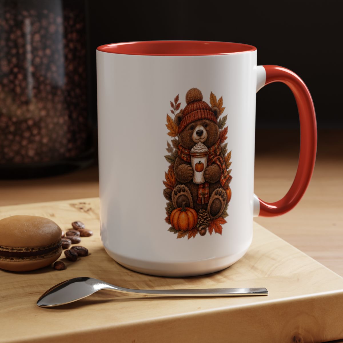 FALL BEAR MUG