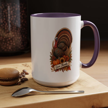 GIVE THANKS MUG