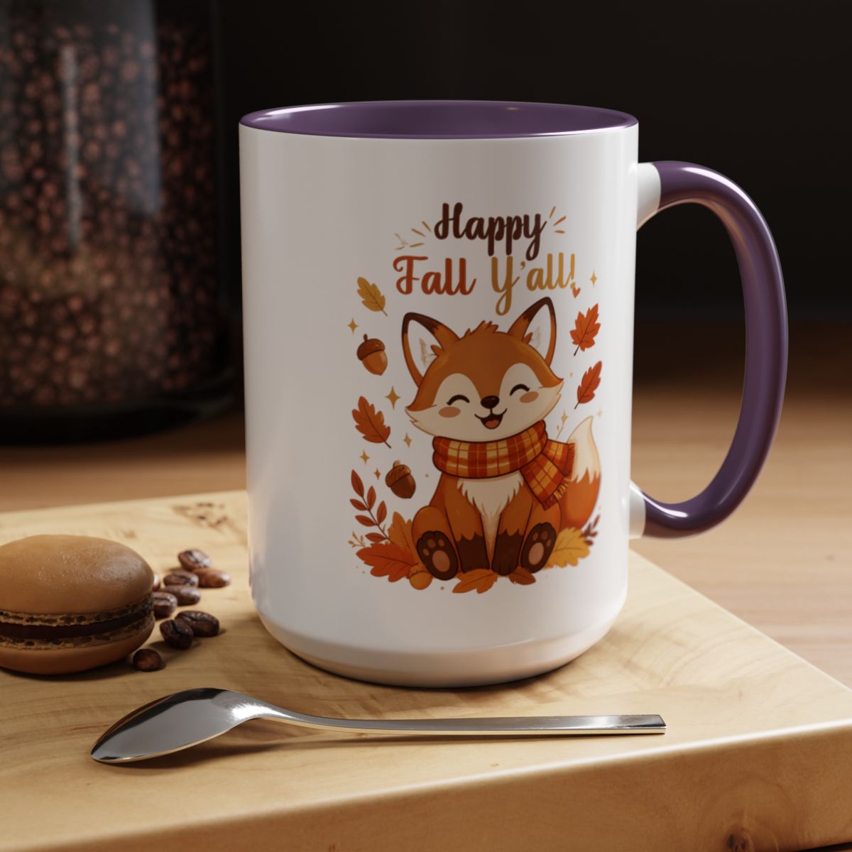 HAPPY FALL YALL FOX MUG