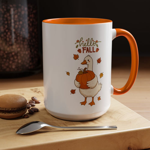HELLO FALL GOOSE MUG
