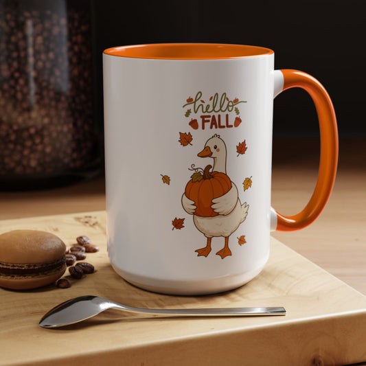 HELLO FALL GOOSE MUG