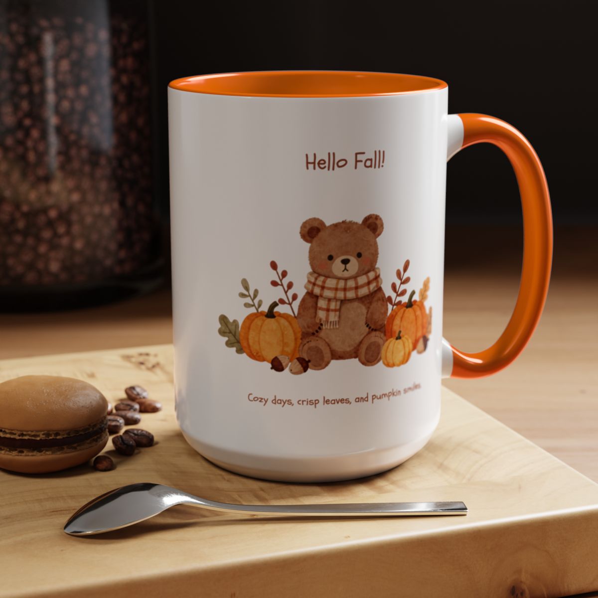 COZY BEAR FALL MUG