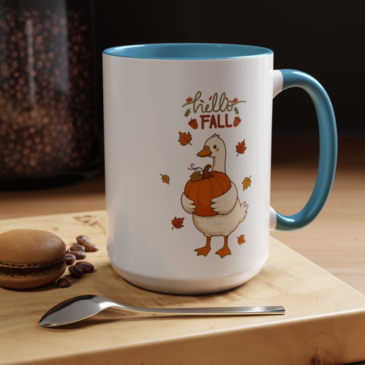 HELLO FALL GOOSE MUG