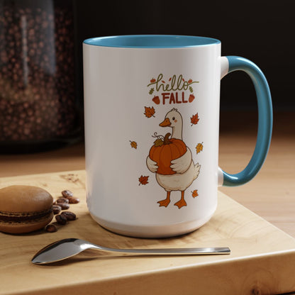 HELLO FALL GOOSE MUG