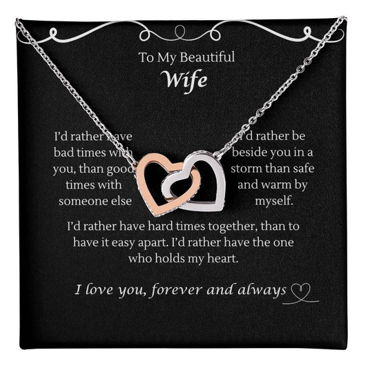 Interlocking Hearts Necklace