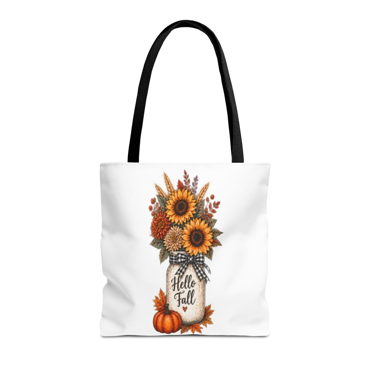 HELLO FALL SUNFLOWER TOTE BAG