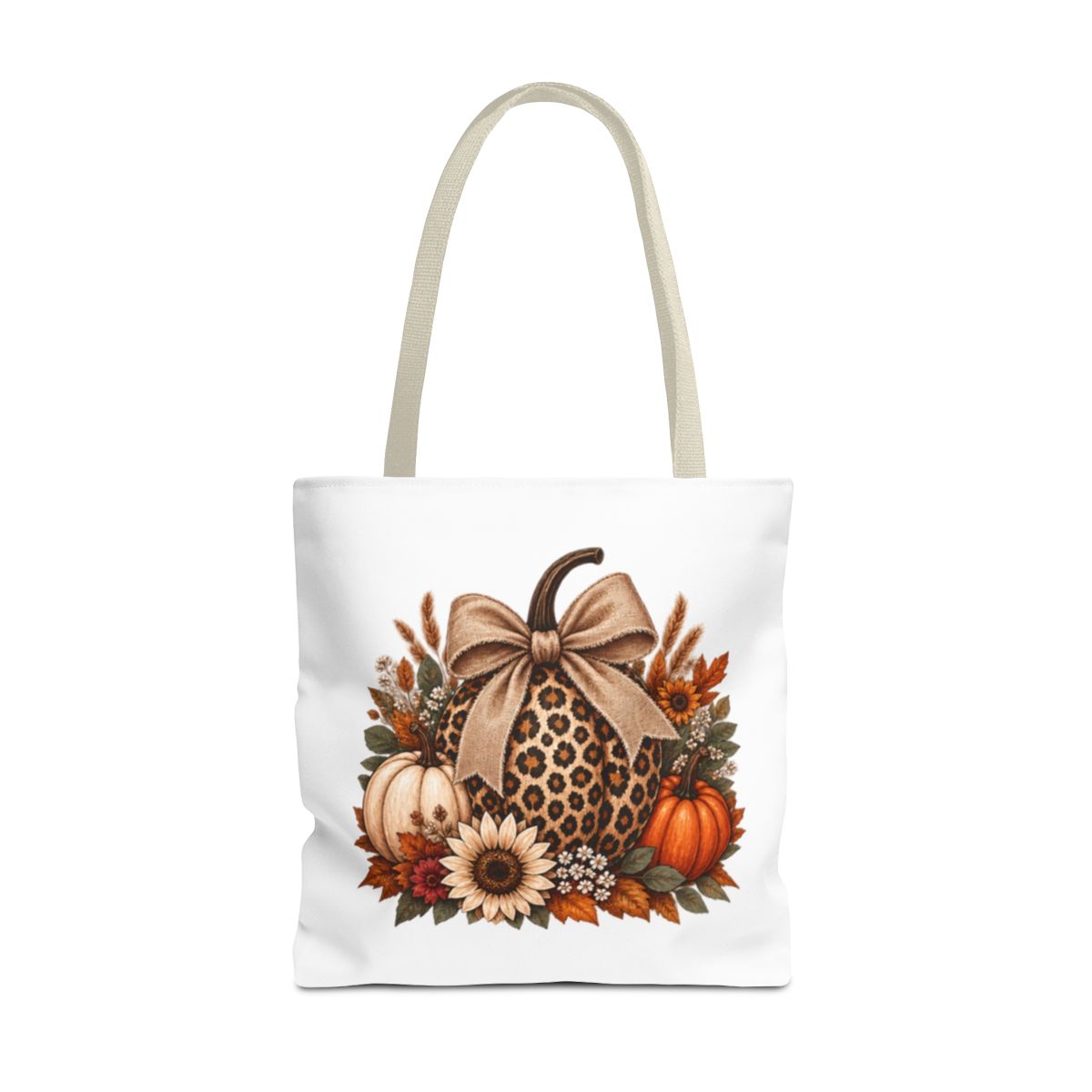 LEOPARD PUMPKIN TOTE BAG