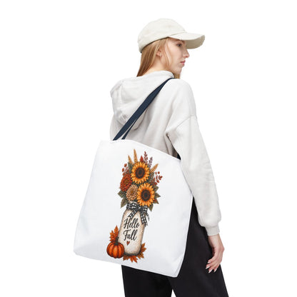 HELLO FALL SUNFLOWER TOTE BAG