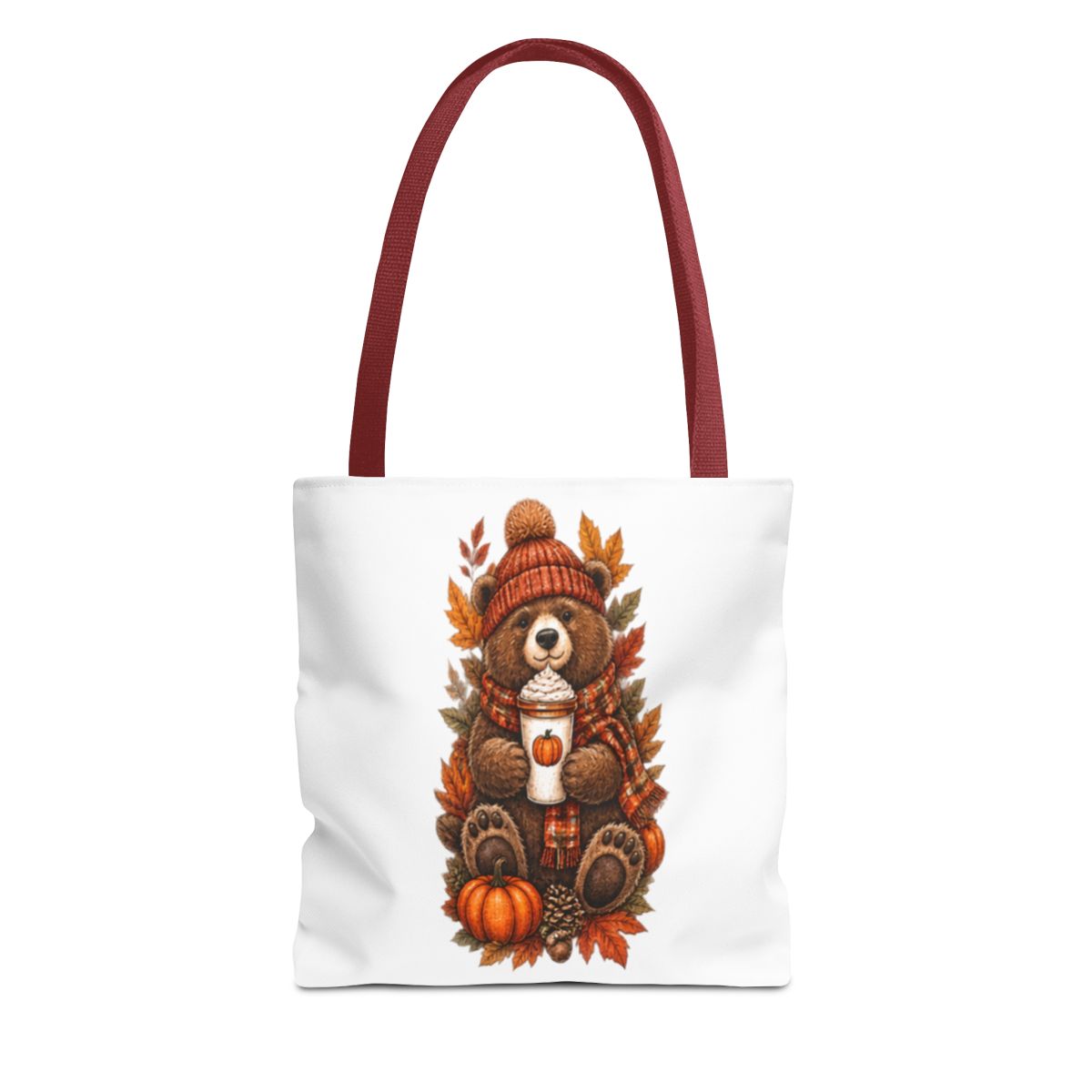 FALL BEAR TOTE BAG