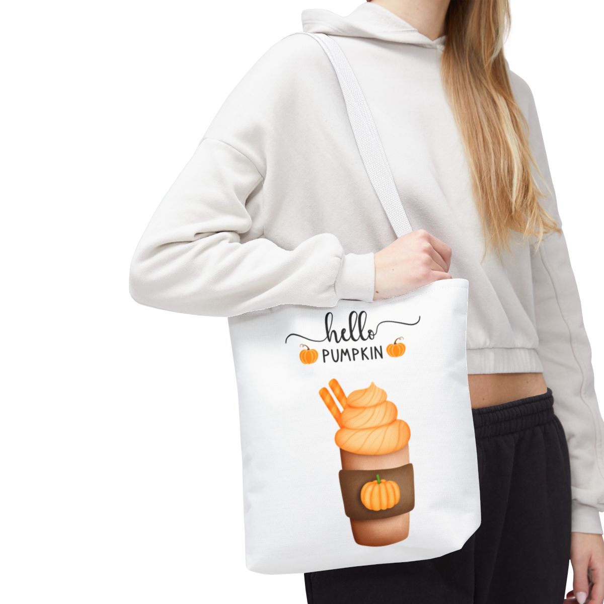 HELLO PUMPKIN TOTE BAG