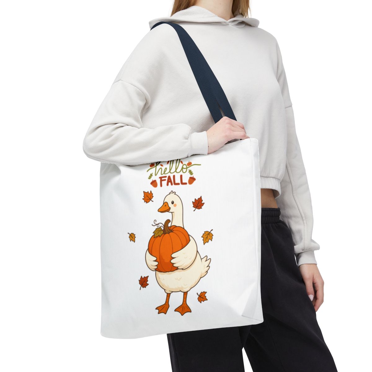 HELLO FALL GOOSE TOTE BAG