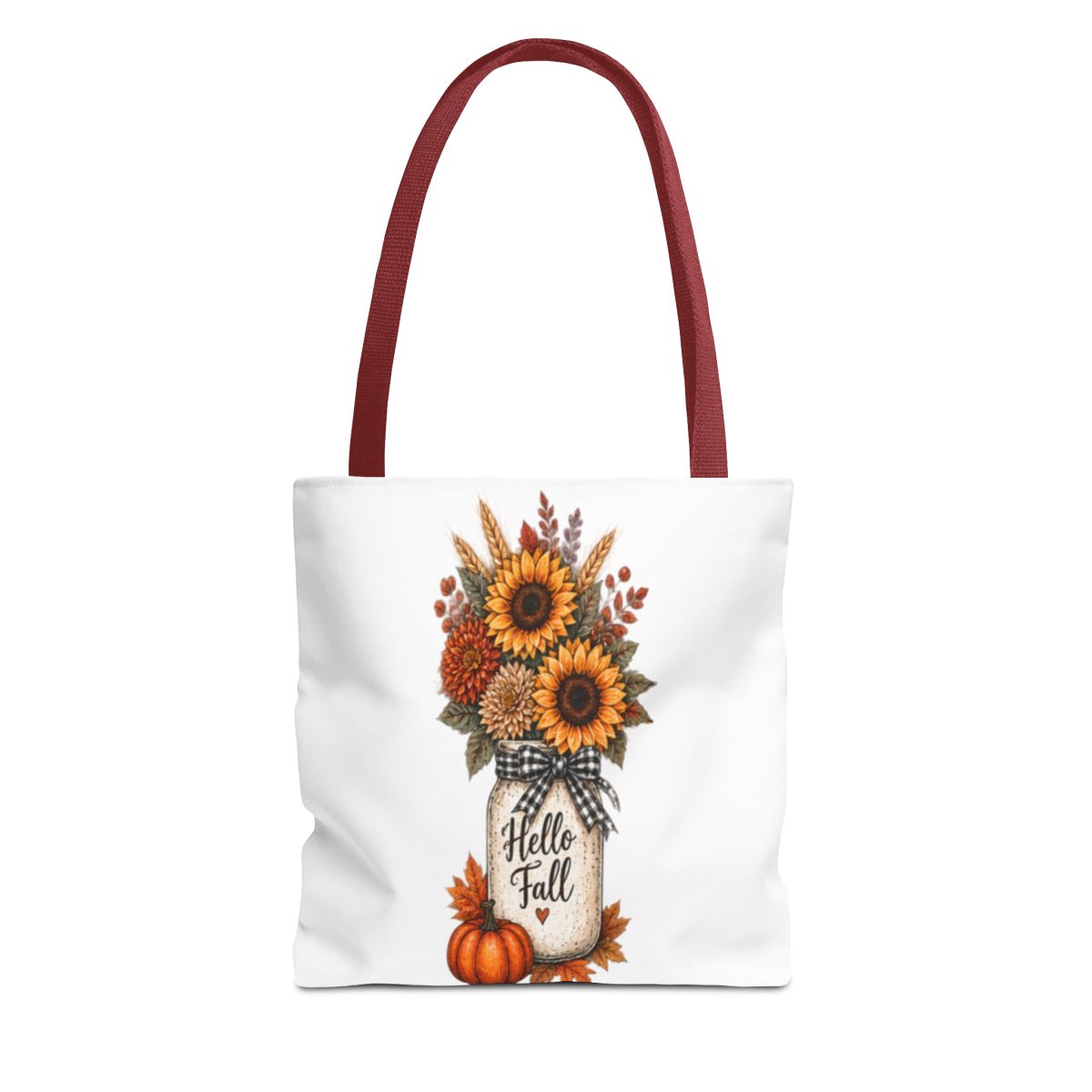 HELLO FALL SUNFLOWER TOTE BAG