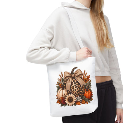 LEOPARD PUMPKIN TOTE BAG