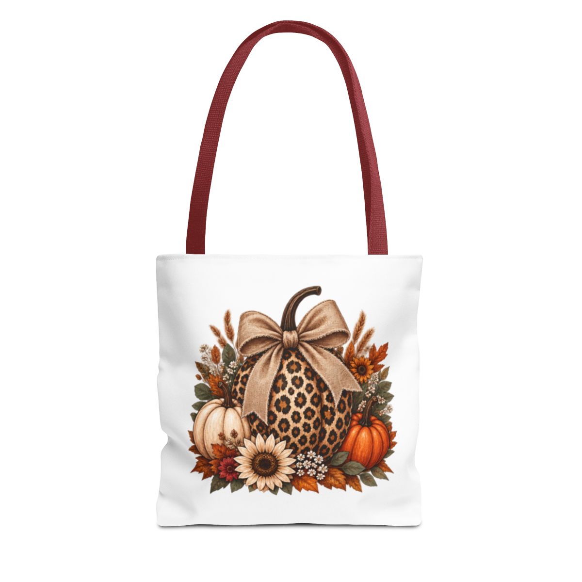 LEOPARD PUMPKIN TOTE BAG