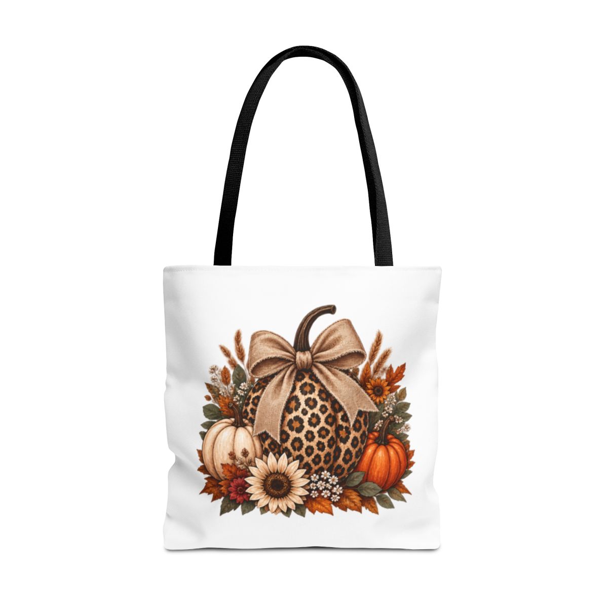 LEOPARD PUMPKIN TOTE BAG