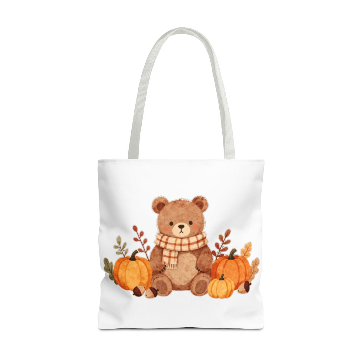 HELLO FALL BEAR TOTE BAG