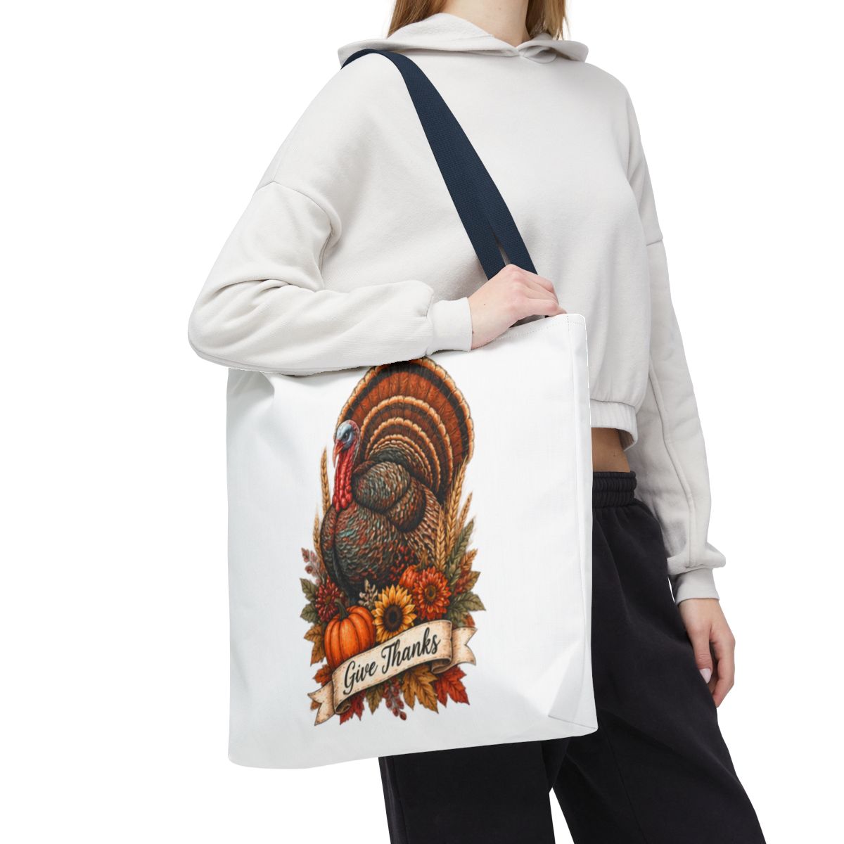 GIVE THANKS TOTE BAG